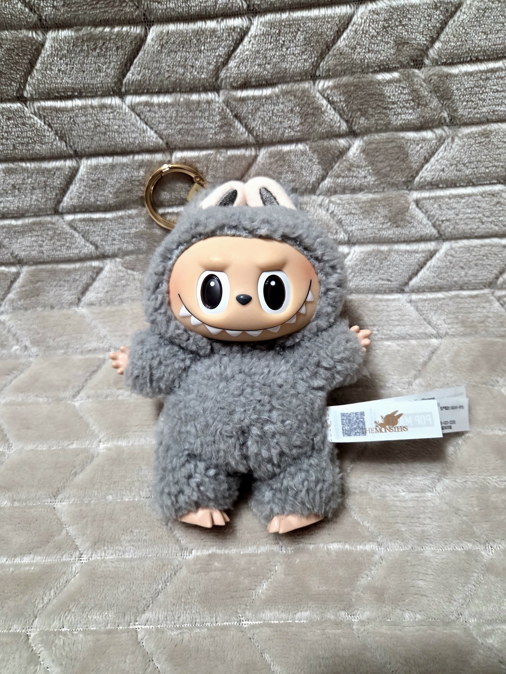 Pop Mart The Monsters Labubu- Sesame Bean Keychain- Collectible Keychain